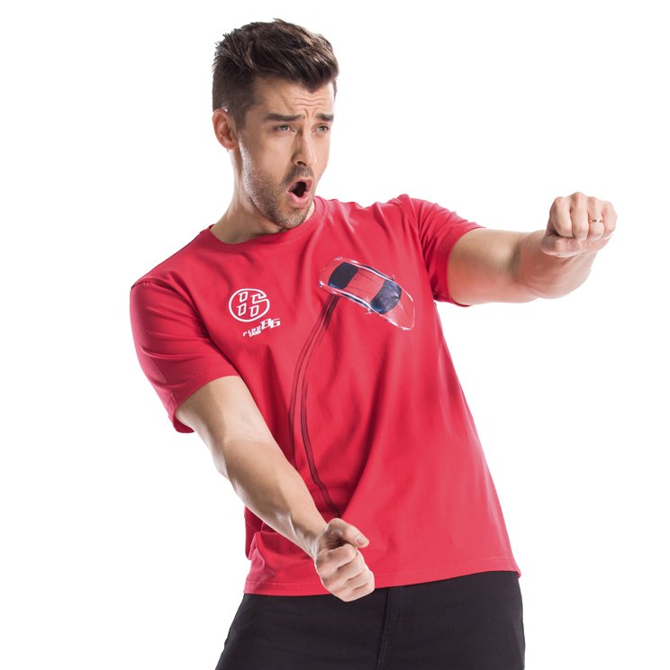 High quality manufacturers 180g 100% cotton plain blank custom t shirt printing soft smooth cotton red Men's T-Shirts