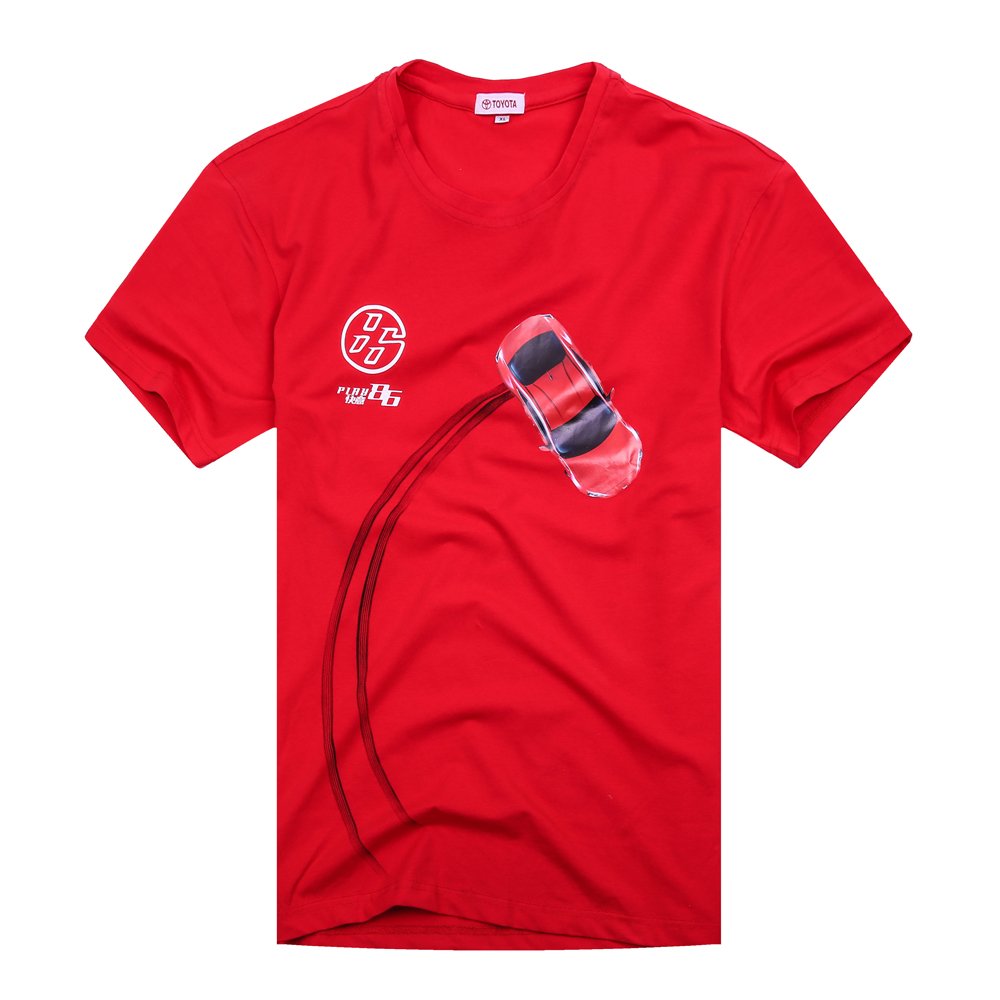 High quality manufacturers 180g 100% cotton plain blank custom t shirt printing soft smooth cotton red Men's T-Shirts