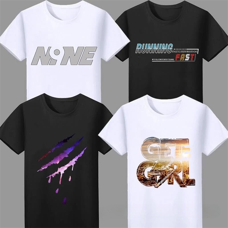 Plus Size Men's T-shirt Polyester Short Sleeve T-shirt Wholesale Hot Selling Summer Cotton Casual Printed T-shirts Regular Fit