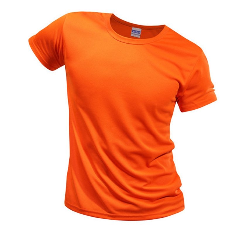 Wholesale printed logo polyester sublimation quick dry body fit ports running gym dry-fit custom logo men's t-shirt