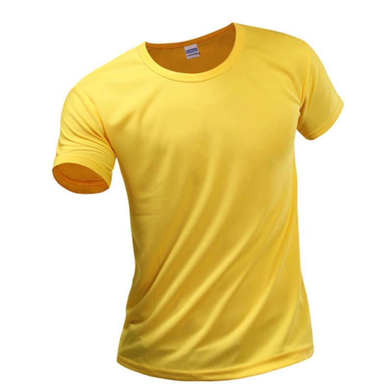 Wholesale printed logo polyester sublimation quick dry body fit ports running gym dry-fit custom logo men's t-shirt