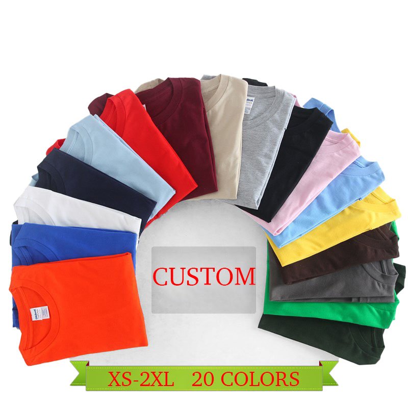 Wholesale Cheap Custom 150g T-shirt Factory Price Logo Printing 100% Cotton Custom Printed Tshirt Plus Size Men's T-shirts