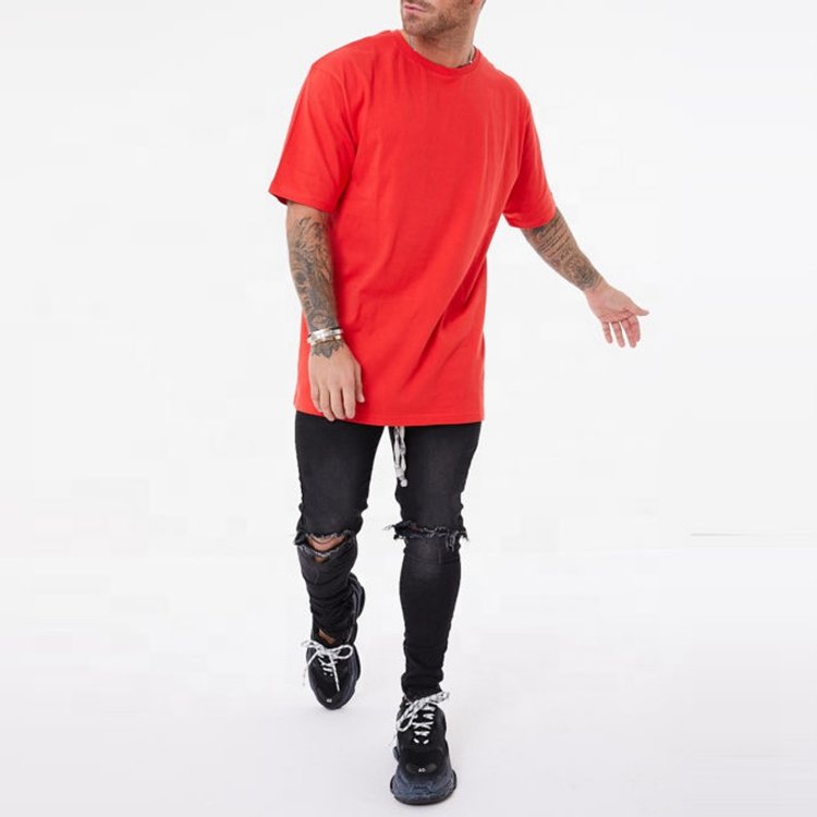 Wholesale summer outdoor men t shirts 100% cotton custom screen printing logo oversized casual men's t-shirts