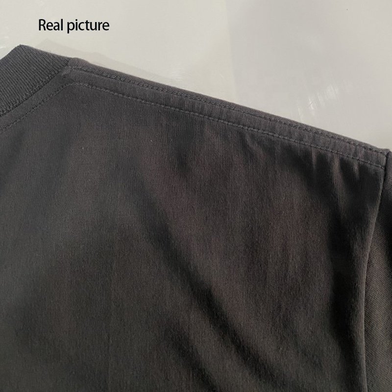 High Quality 220 Grams Wholesale Custom Logo Blank 100% cotton Plain T shirt men t shirts Men's T-shirts Printed