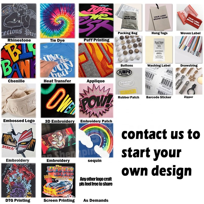 New Design Puff Printing Logo Cotton Poly Blend Y2K Skull Pattern Acid Wash Design Plus Size Men'S T-Shirts