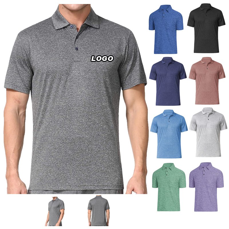 Men's Outdoor Quick Dry T Shirts Slim Fit Design Moisture Wicking Athletic Sporting Golf Polo Shirt