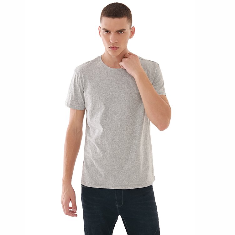 Wholesale Customization 100% Pure Blank Plus Size Cotton Plus Size Men's T-shirt