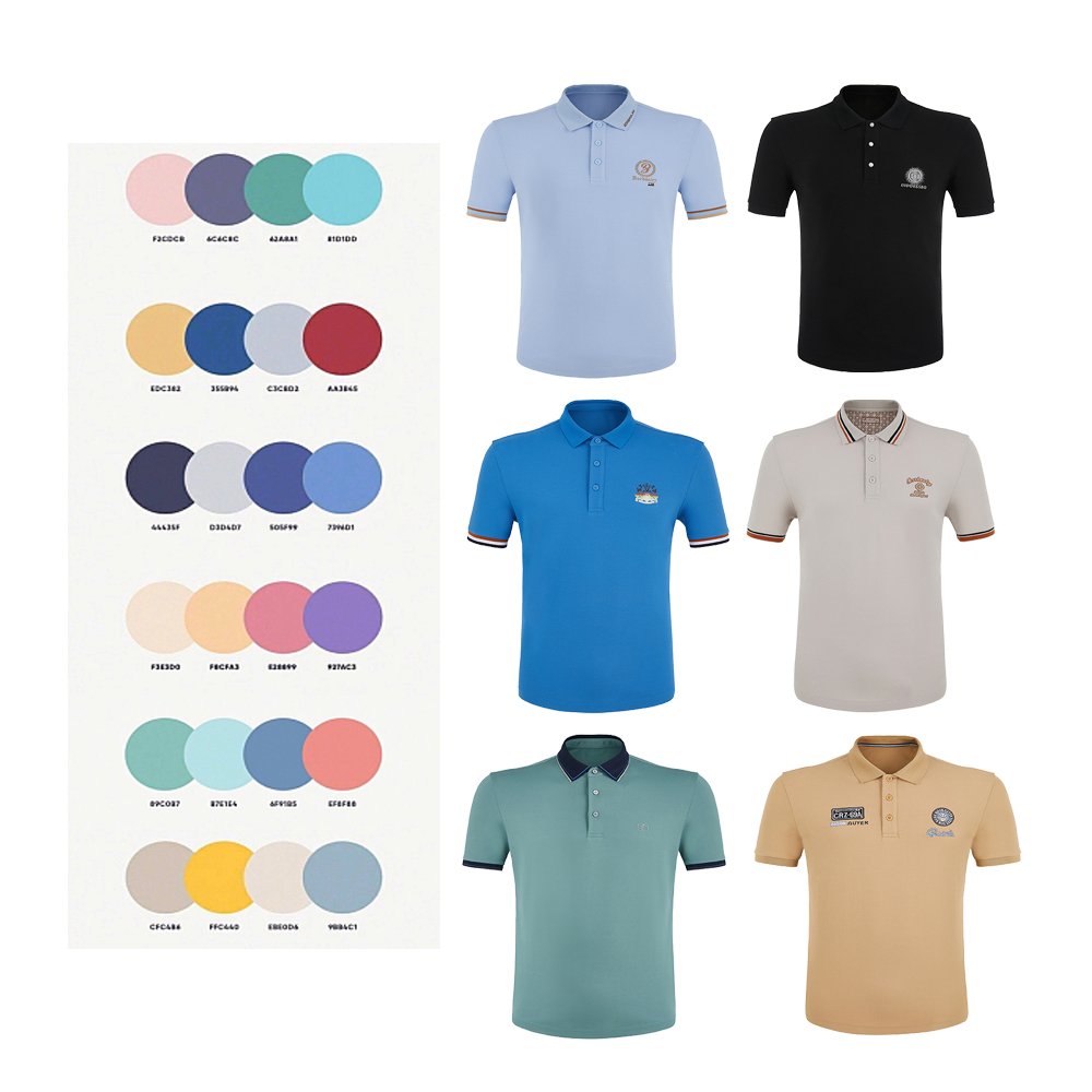 High Quality Custom Logo T Shirts Men'S T-Shirt Polo Shirts Pure Cotton Mens Wear Polo Shirt Printing turndown collar