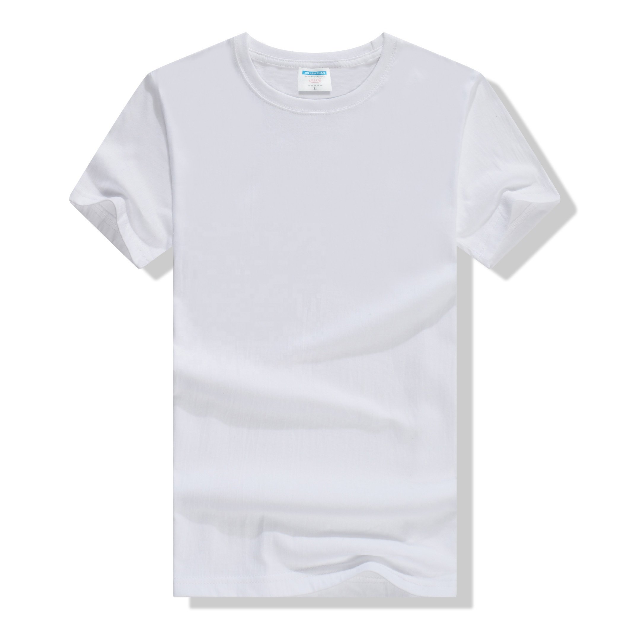 Short Sleeve T Shirt 100%cotton Plain White Sublimation Blanks Unisex Blank Tshirts Knitted 100% Cotton O-neck Top Selling 200g