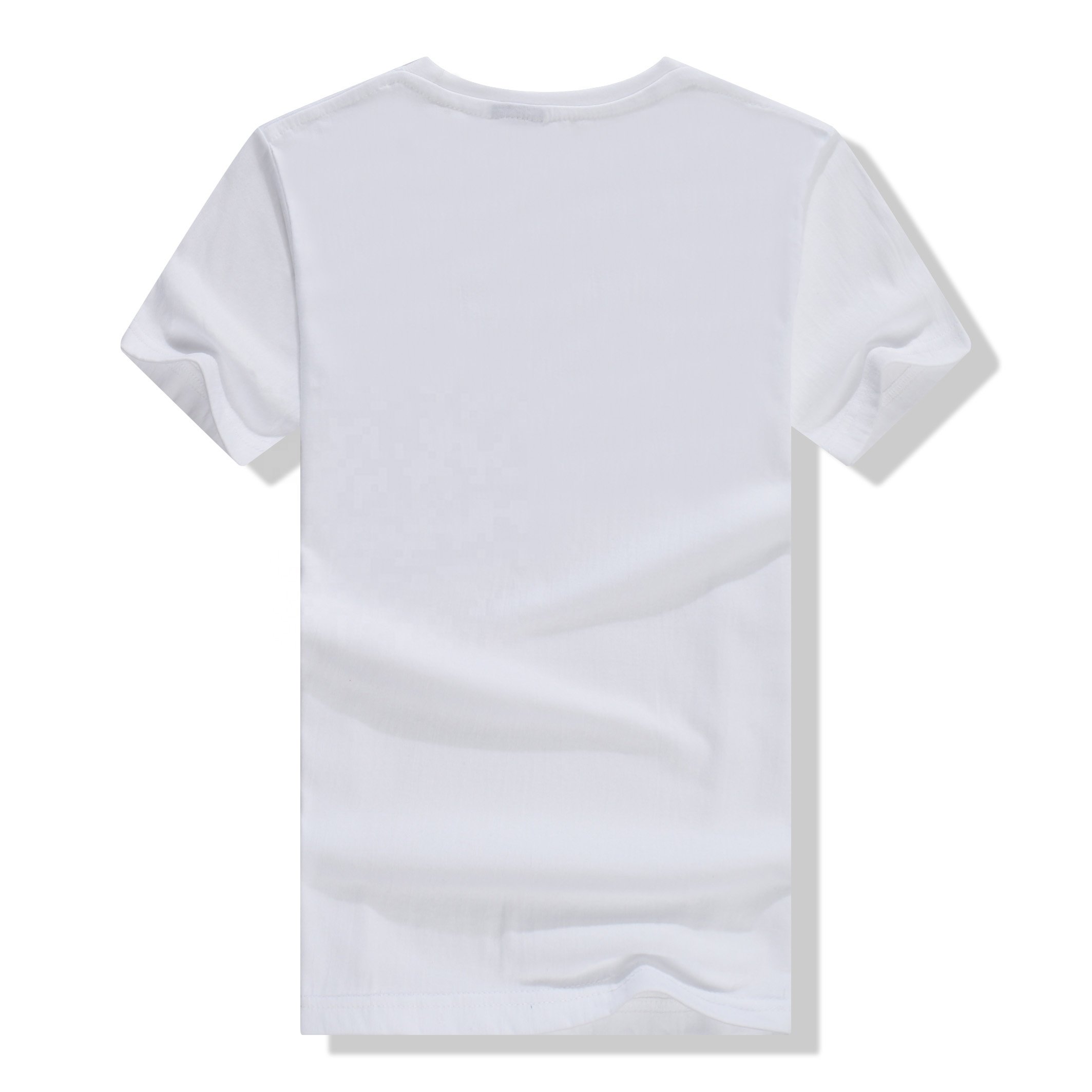 Short Sleeve T Shirt 100%cotton Plain White Sublimation Blanks Unisex Blank Tshirts Knitted 100% Cotton O-neck Top Selling 200g