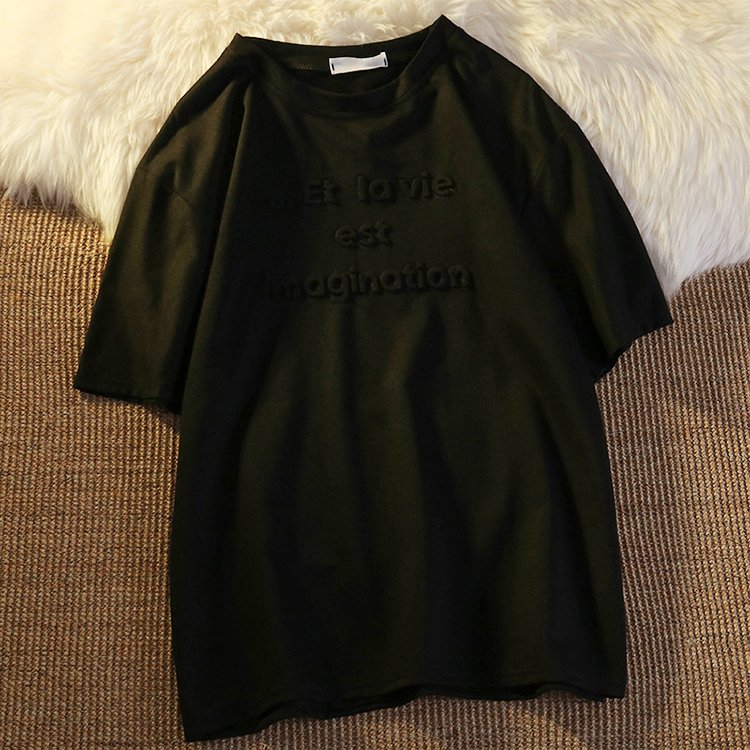 oem blank cotton tee shirts custom graphic t shirts designer custom logo embossed printing logo plain plus size men's t-shirts