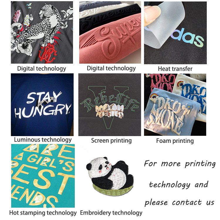 oem blank cotton tee shirts custom graphic t shirts designer custom logo embossed printing logo plain plus size men's t-shirts