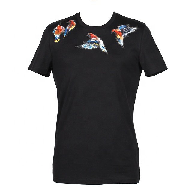 men's shirts mens t shirt plain 100% cotton 300 gsm gym tshirts wholesale printing plus size t shirt T-shirt cotton for men