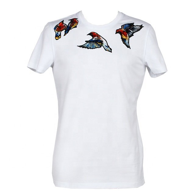 men's shirts mens t shirt plain 100% cotton 300 gsm gym tshirts wholesale printing plus size t shirt T-shirt cotton for men
