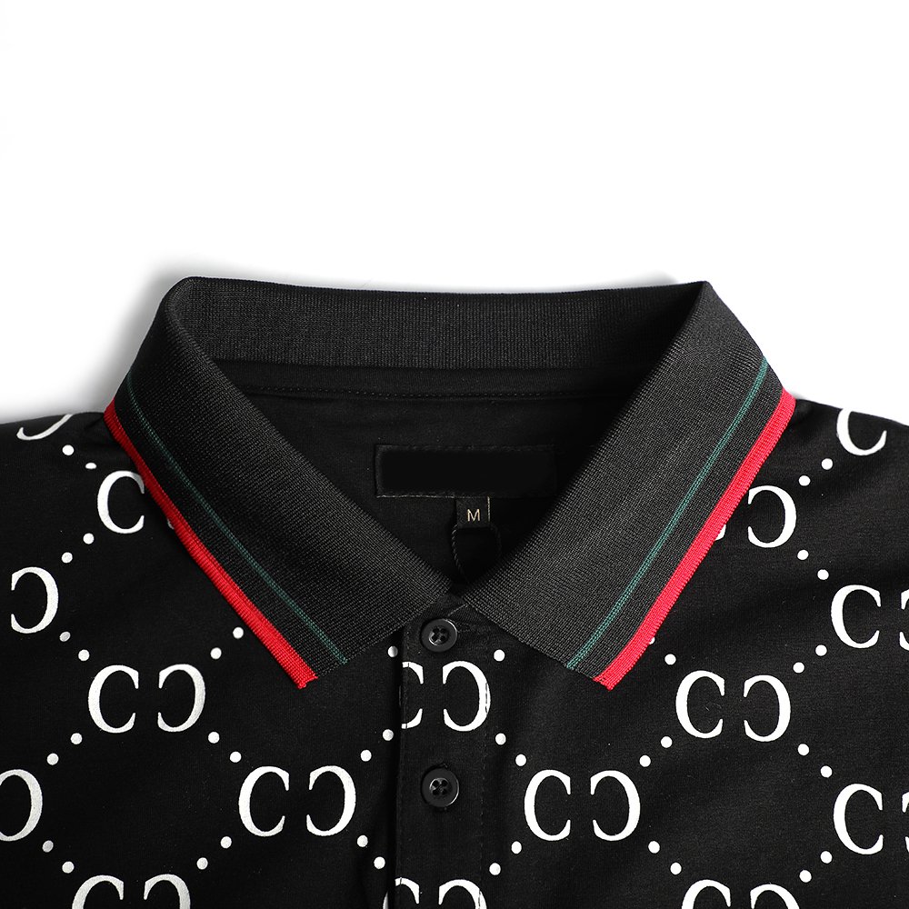 Factory supply high quality polo shirts designer men's t-shirts polo with printed
