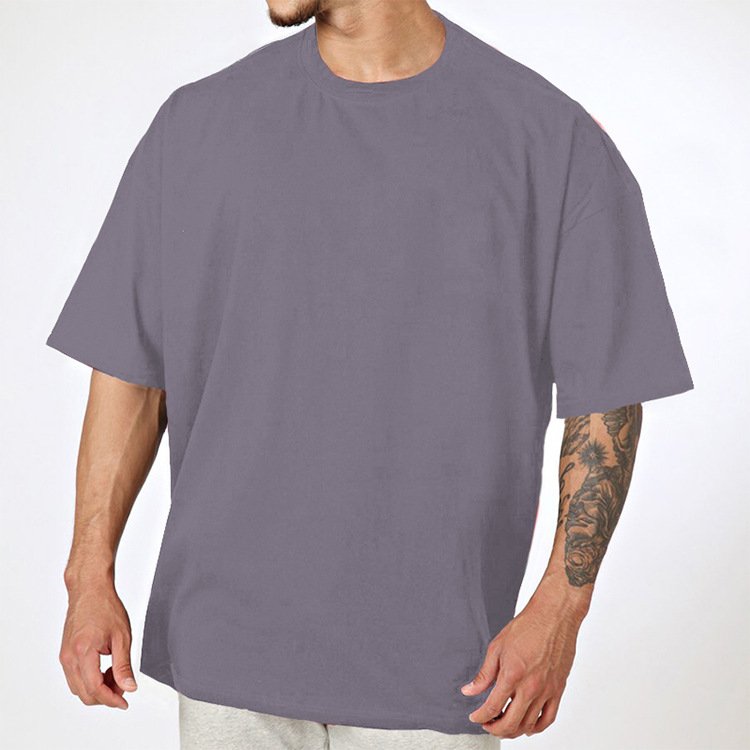 High Quality Streetwear Luxury Blank American Oversized White Unisex Plain 100% Cotton Custom T Shirt For Men