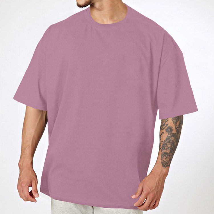 High Quality Streetwear Luxury Blank American Oversized White Unisex Plain 100% Cotton Custom T Shirt For Men