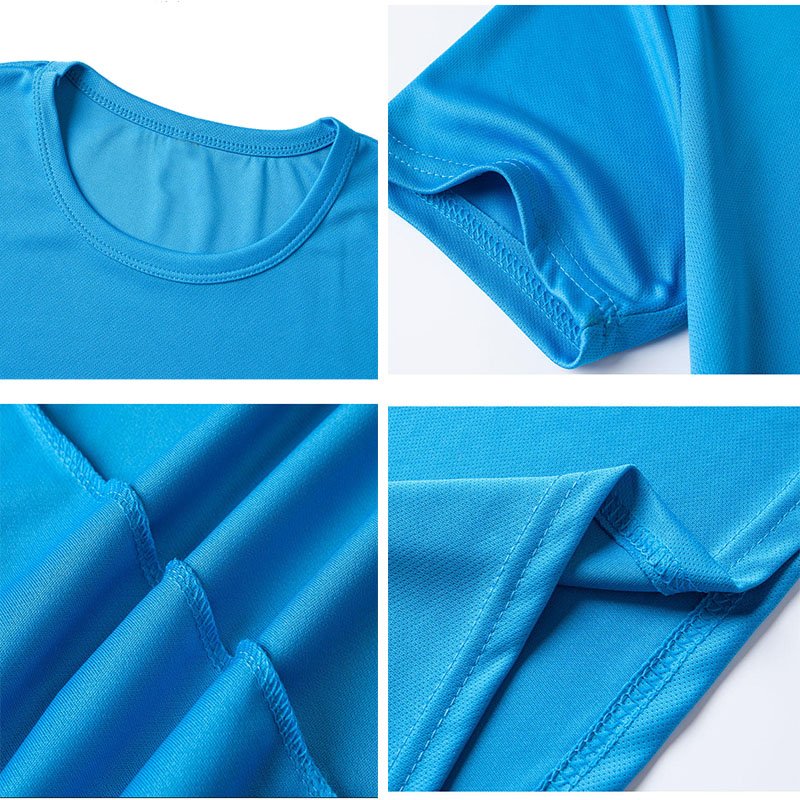 Custom high quality Sports T-shirt Unisex Polyester T-shirt Marathon Breathable Quick Dry T-shirt