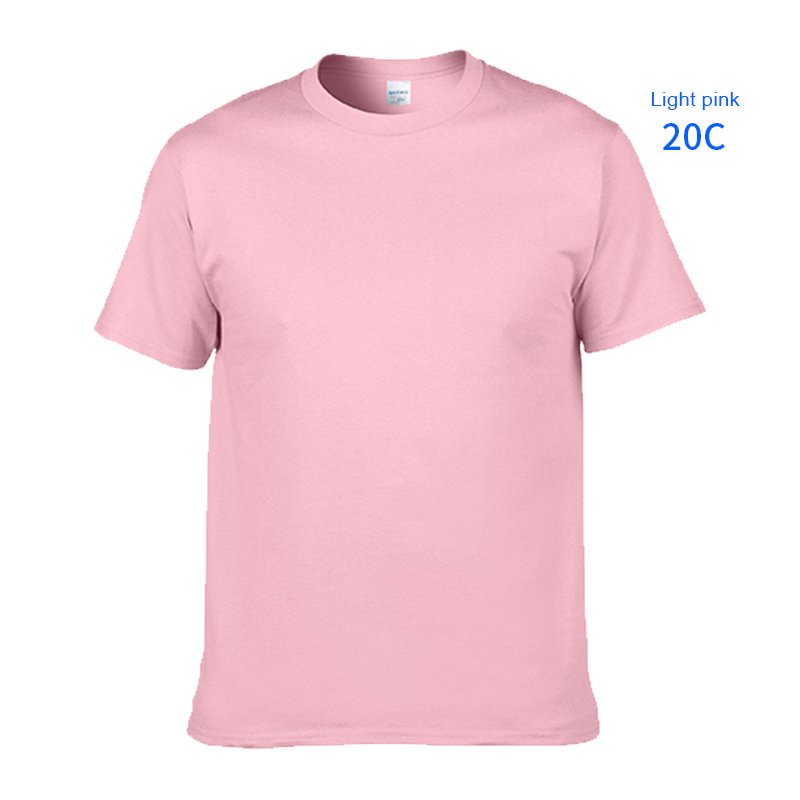 Custom DTG Screen Print Heat Press Embroidered Camiseta EU US AU Size Ring Spun Soft 100% Cotton Plain Men's T-shirt
