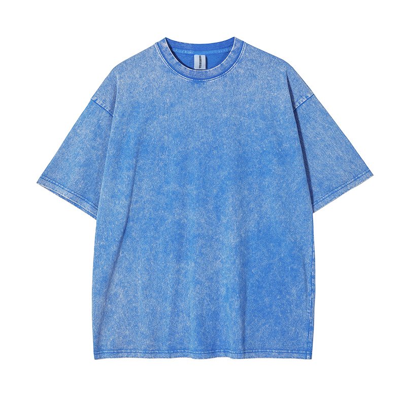 Screen Print High Quality Custom Logo Men's T shirt Heavyweight Drop Shoulder Vintage t shirts 100% Cotton