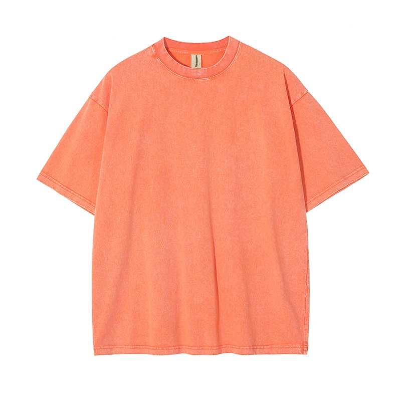Screen Print High Quality Custom Logo Men's T shirt Heavyweight Drop Shoulder Vintage t shirts 100% Cotton