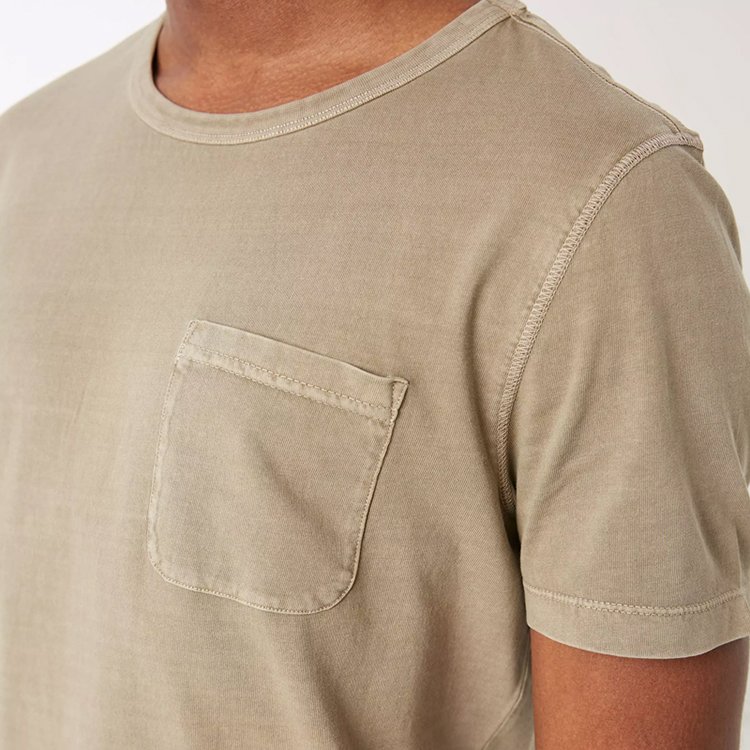 mens t shirts 100% cotton organic cotton t shirt for men short sleeve Natural shirt unisex premium t-shirt with pocket