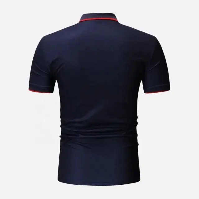 High Quality Breathable Polyester Cotton Polo T-Shirts Plain Men's Polo T-Shirts With LOGO Custom Logo Printed Men's Polo Shirt