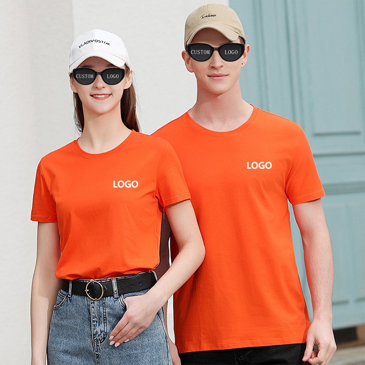 Round Neck Comfortable Printed Short Sleeve Sport Soft Couple T Shirt Causal Custom Men's T-Shirt