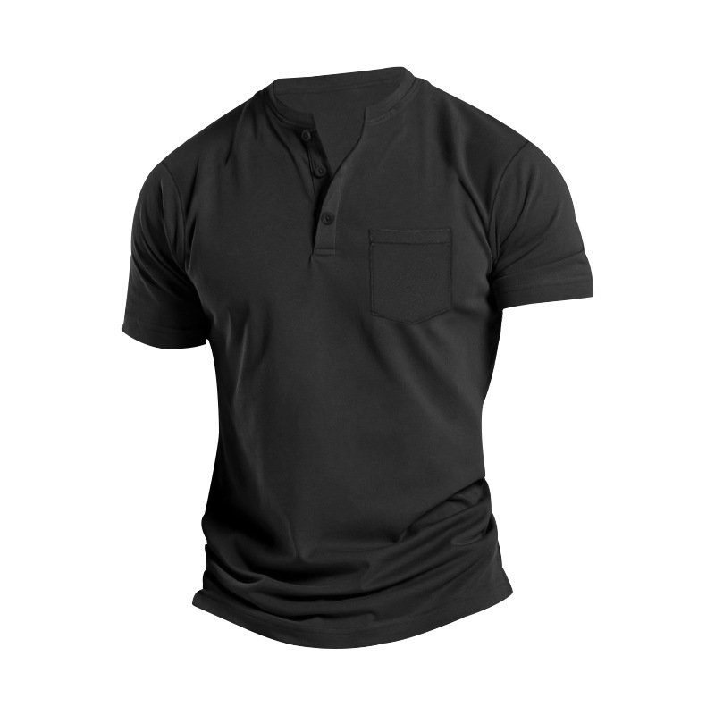Custom Pro Club Heavyweight Polyester Slim Fit Men's Polo T-Shirts with Pocket Button