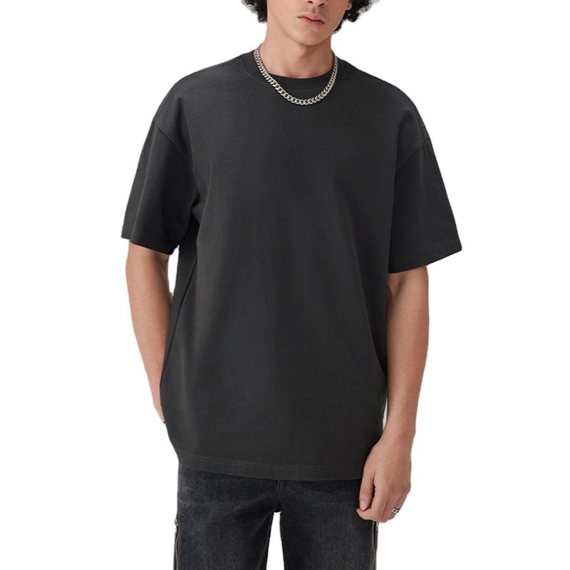 Wholesale Fitness Clothing T-Shirts Male 100% Cotton Oversize Heavyweight Blank Men'S T-Shirts