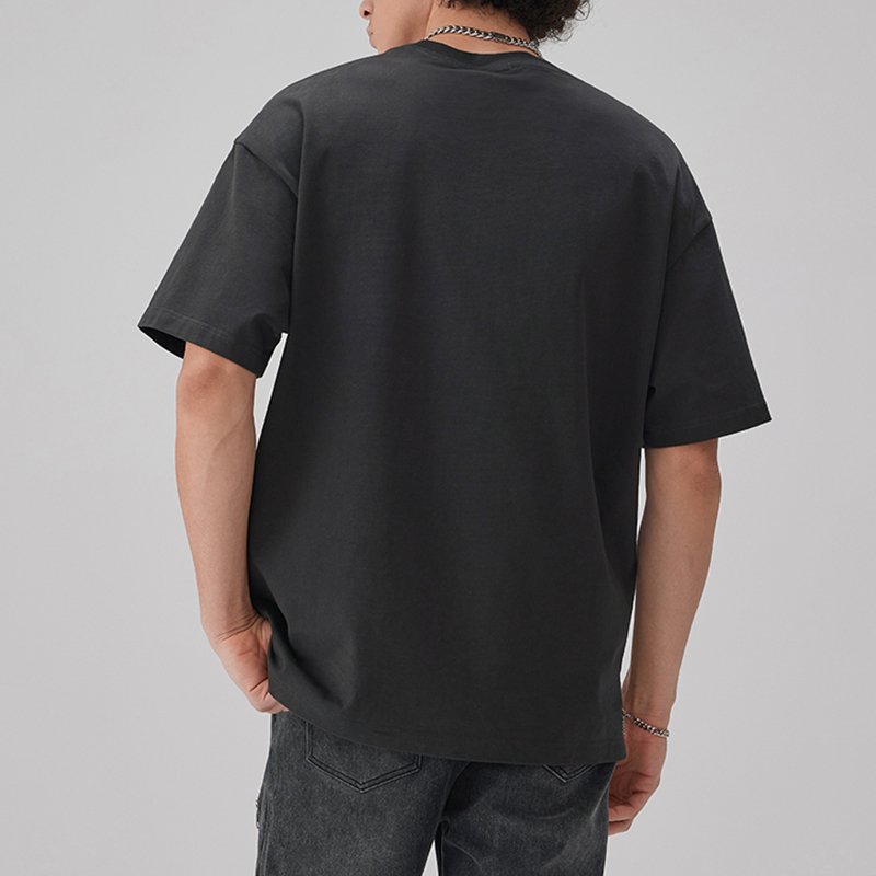 Wholesale Fitness Clothing T-Shirts Male 100% Cotton Oversize Heavyweight Blank Men'S T-Shirts