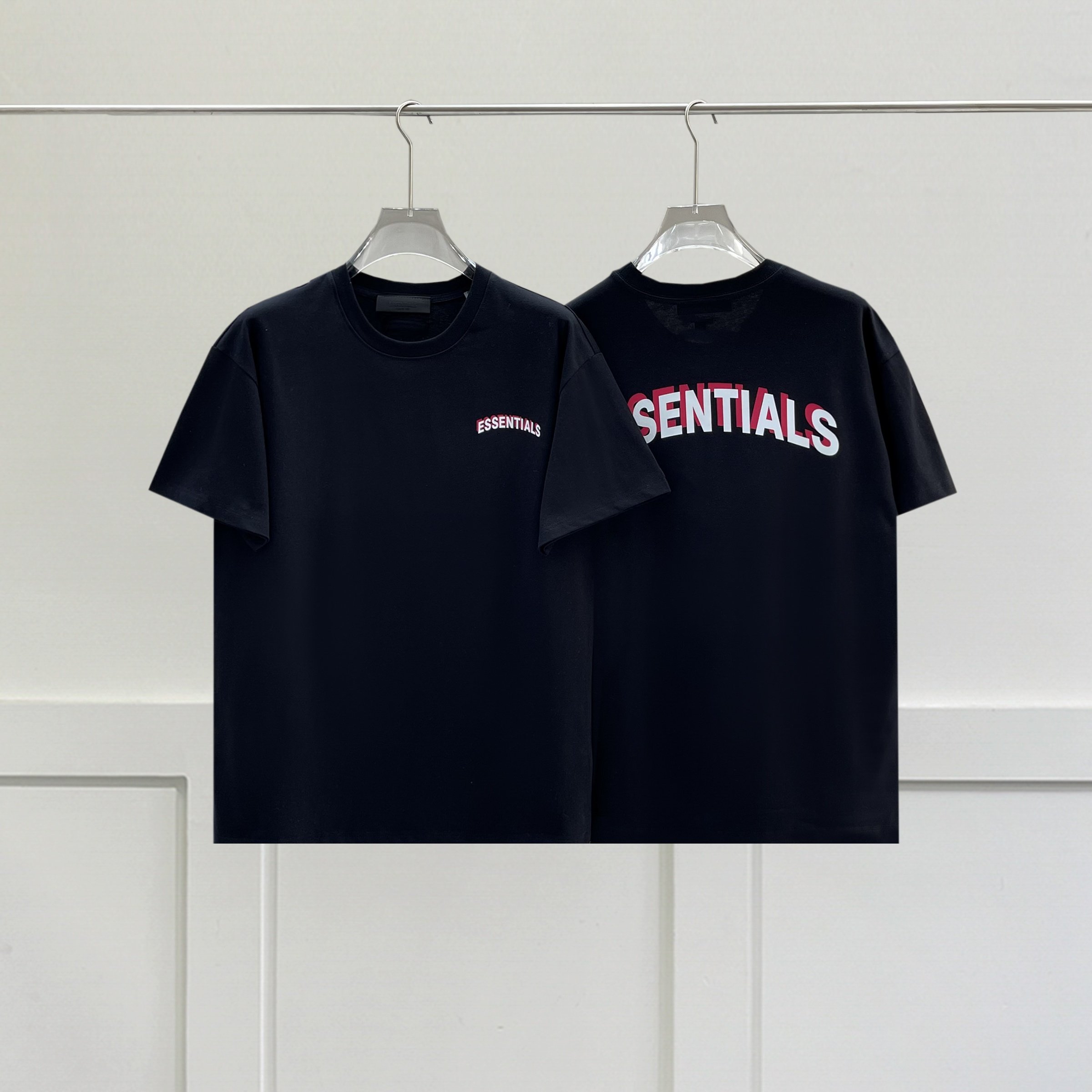 High Quality ESSENTIALS KAREEM Colorful Letters T-Shirt Oversized Short Sleeve Men's T-Shirt