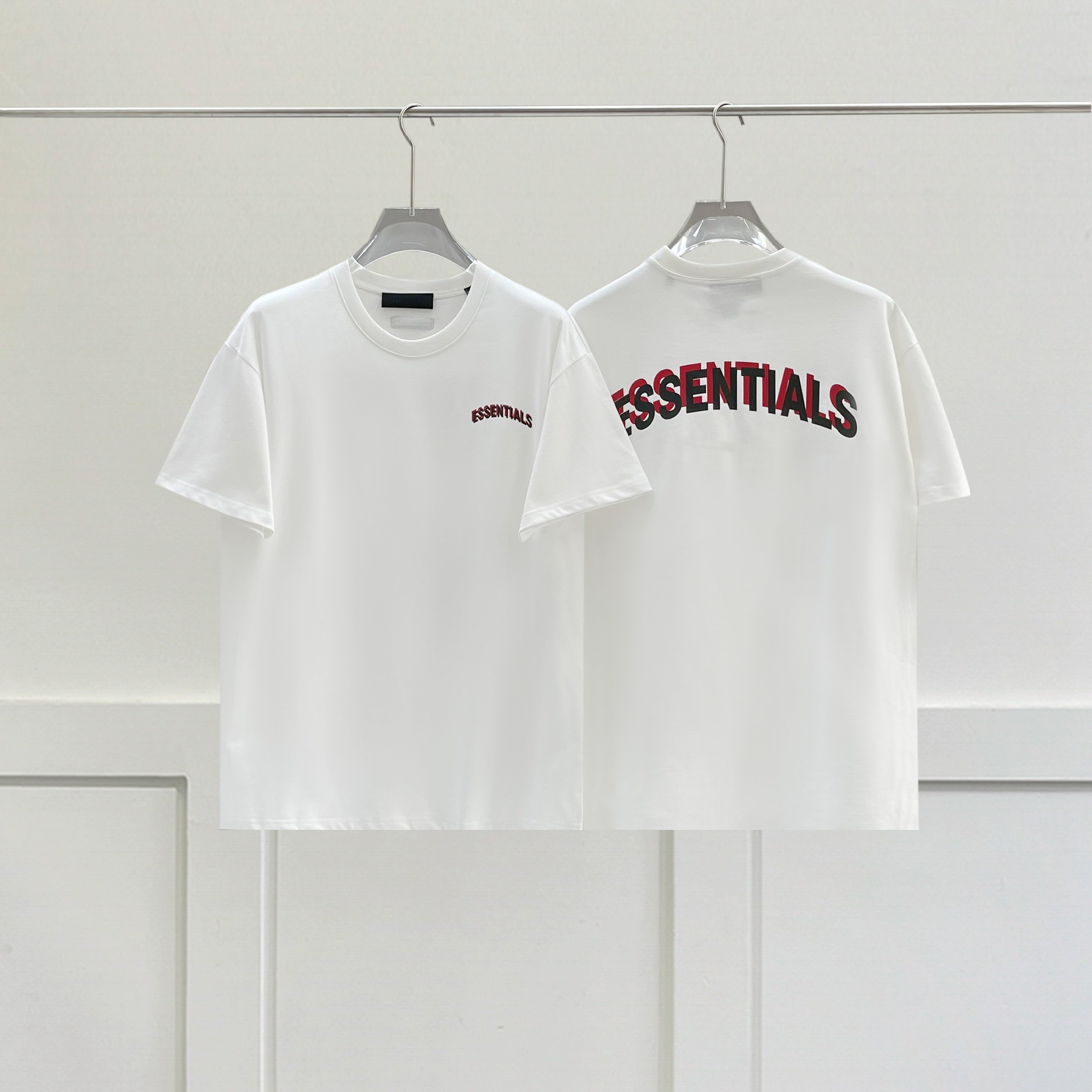 High Quality ESSENTIALS KAREEM Colorful Letters T-Shirt Oversized Short Sleeve Men's T-Shirt