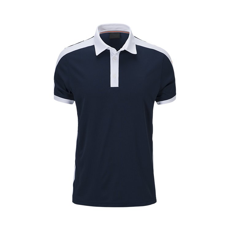 Summer Trend Black & White Casual Polo T-shirt Men's Clothing High Quality Brand Business Men's Lapel Short Sleeve Polo Shirt