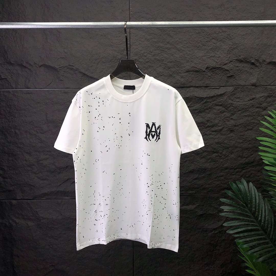 DESIGNERS Famous brand luxury t shirt custom graphic printed heavy cotton woman t-shirts men