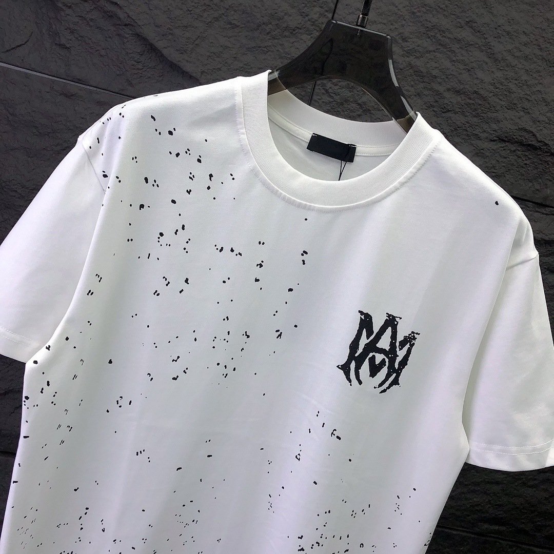 DESIGNERS Famous brand luxury t shirt custom graphic printed heavy cotton woman t-shirts men