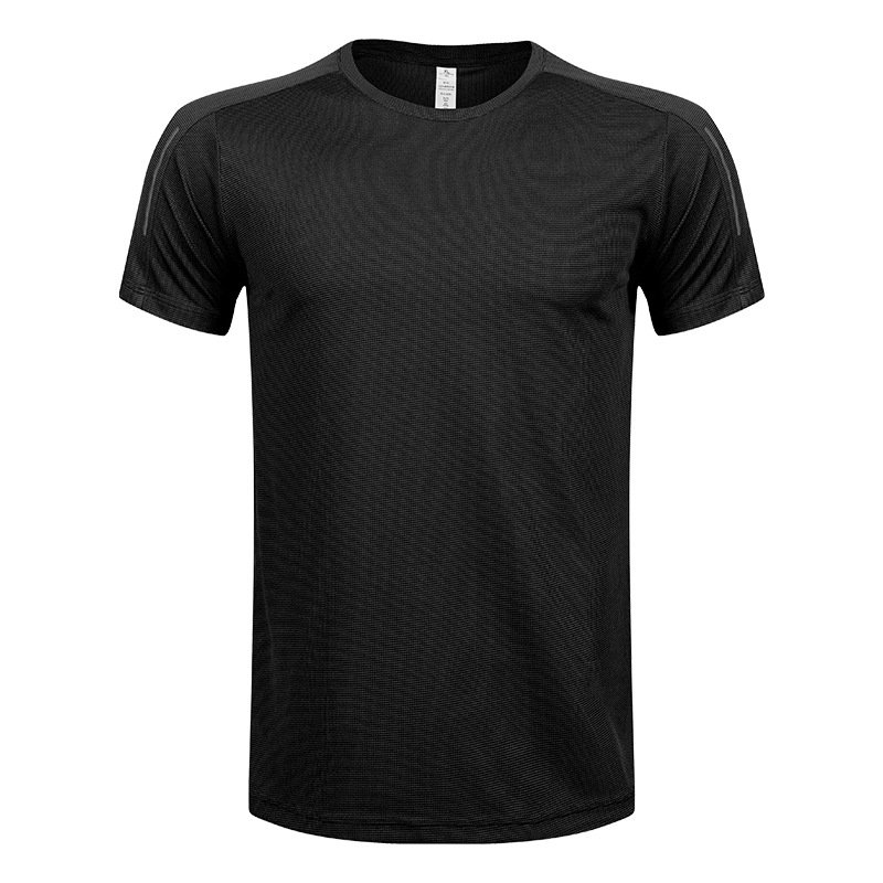 MT2416 Manufacturer Custom Reflective Stripe Quick Dry Breathable Fitness Gym T Shirts Plus Size Men's T-Shirts