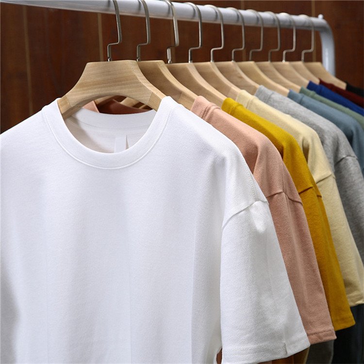 OEM Manufacturer Plus Size Men's Drop Shoulder 300gsm 100% Thick Custom Heavyweight T-Shirt Cotton Oversized t-shirt