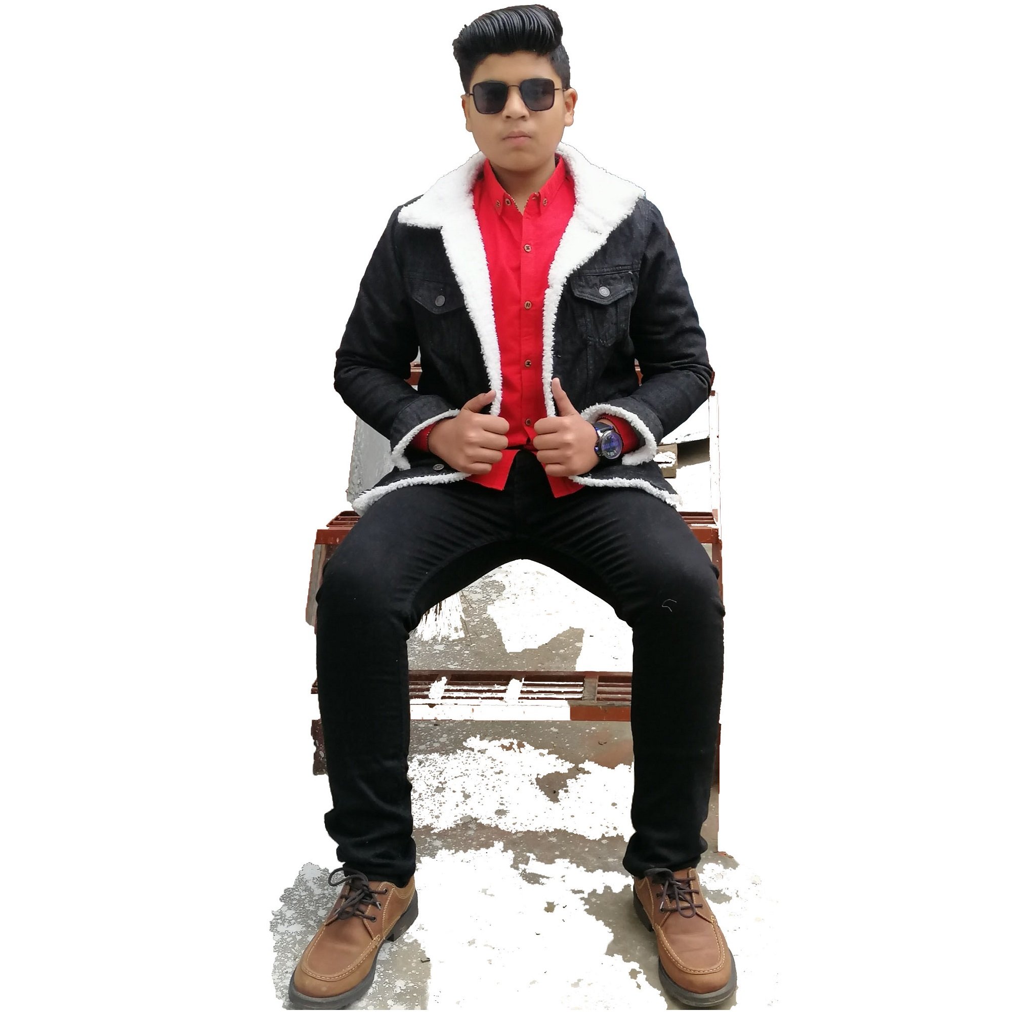 Factory Cheap price Manufacturer Breathable basic slim Fit Washed men's jeans & Jacket sets Best Quality custom Logo shades