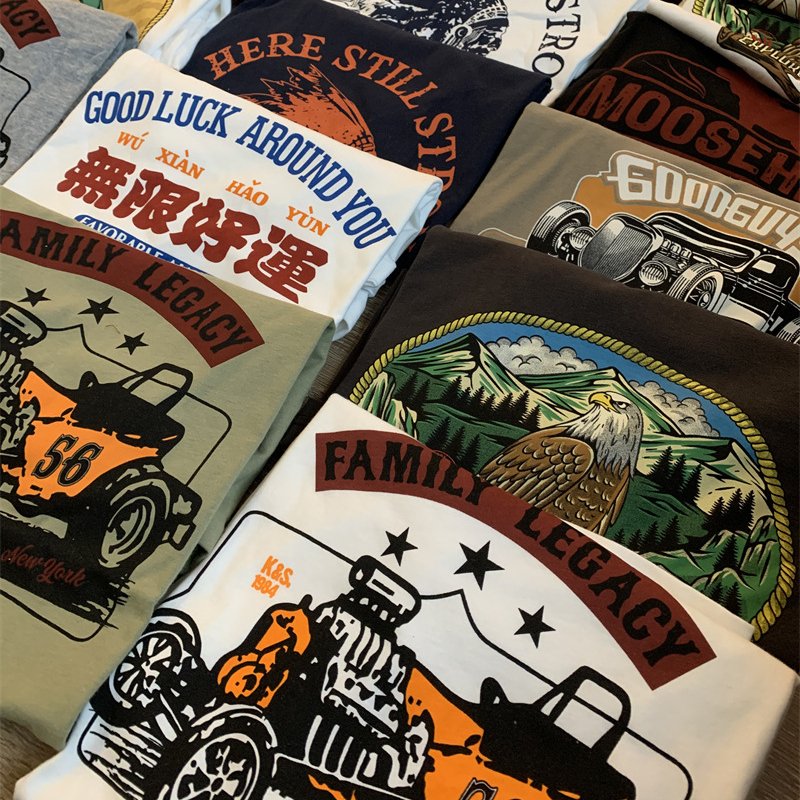 custom high quality oem pour hommes vintage cotton boys men plain graphic heavyweight men's t shirt