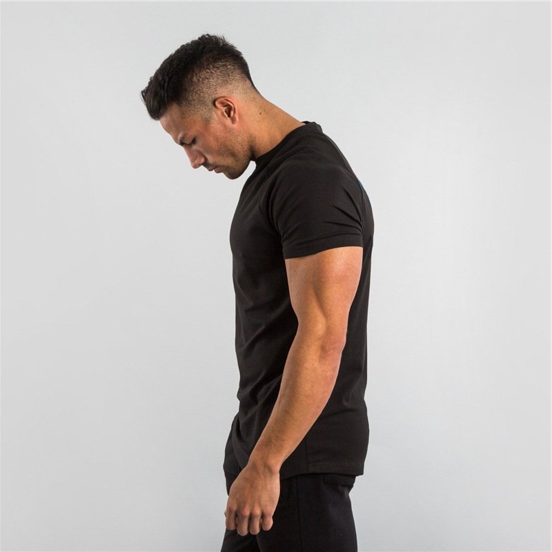 Custom Logo 100% Cotton Blank T-shirts Wholesale Unisex Gym Tshirt Printing Custom Men's T Shirt