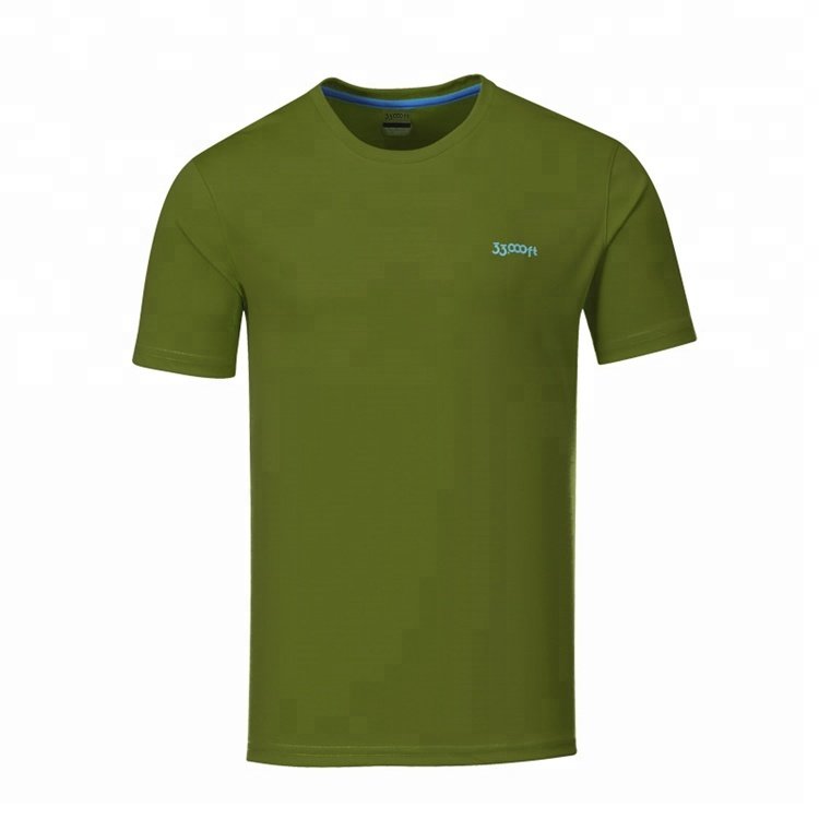 Unisex Custom Logo Blank T-Shirt Plus Size Short Sleeve O-Neck Design Breathable Jersey Solid UV Printed colourful