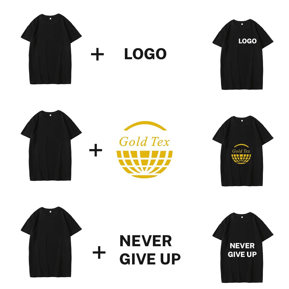 Goldtex 2024 Hot Sales Accept Customized Size Color And Logo Cheap Low MOQ Printed Oversize T Shirt TSHIRT For Men TSHIRT
