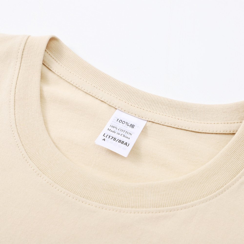 AOLA Unisex Little Drop Shoulder T-Shirt 100% Cotton Woven Tee with O-Neck Lightweight Custom Logo Men's T-Shirts