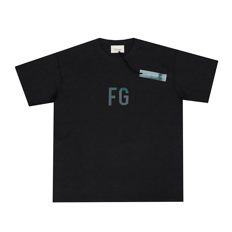 Logo Reflective Printed Men's First-Class Quality 100% Cotton Plain Oversized T-Shirt Casual Men's T-shirts