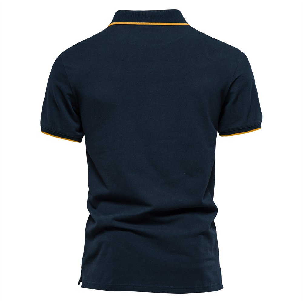 Men'S Polo Shirts Blank Custom Logo Manufacturer Short-Sleeved 100% Cotton