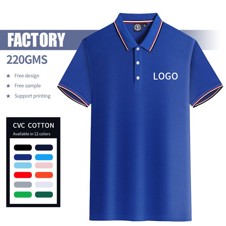 2024 New Fashion Style Custom Made Mens Polo T-shirts 100% cotton Men's polo shirt