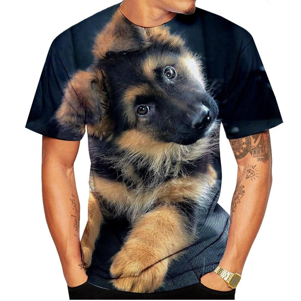 Large Men's Casual Sportswear T-Shirt O-Neck Short Sleeved Soft Breathable Knitted Quick Dry Digital Printed Oversized Fitted