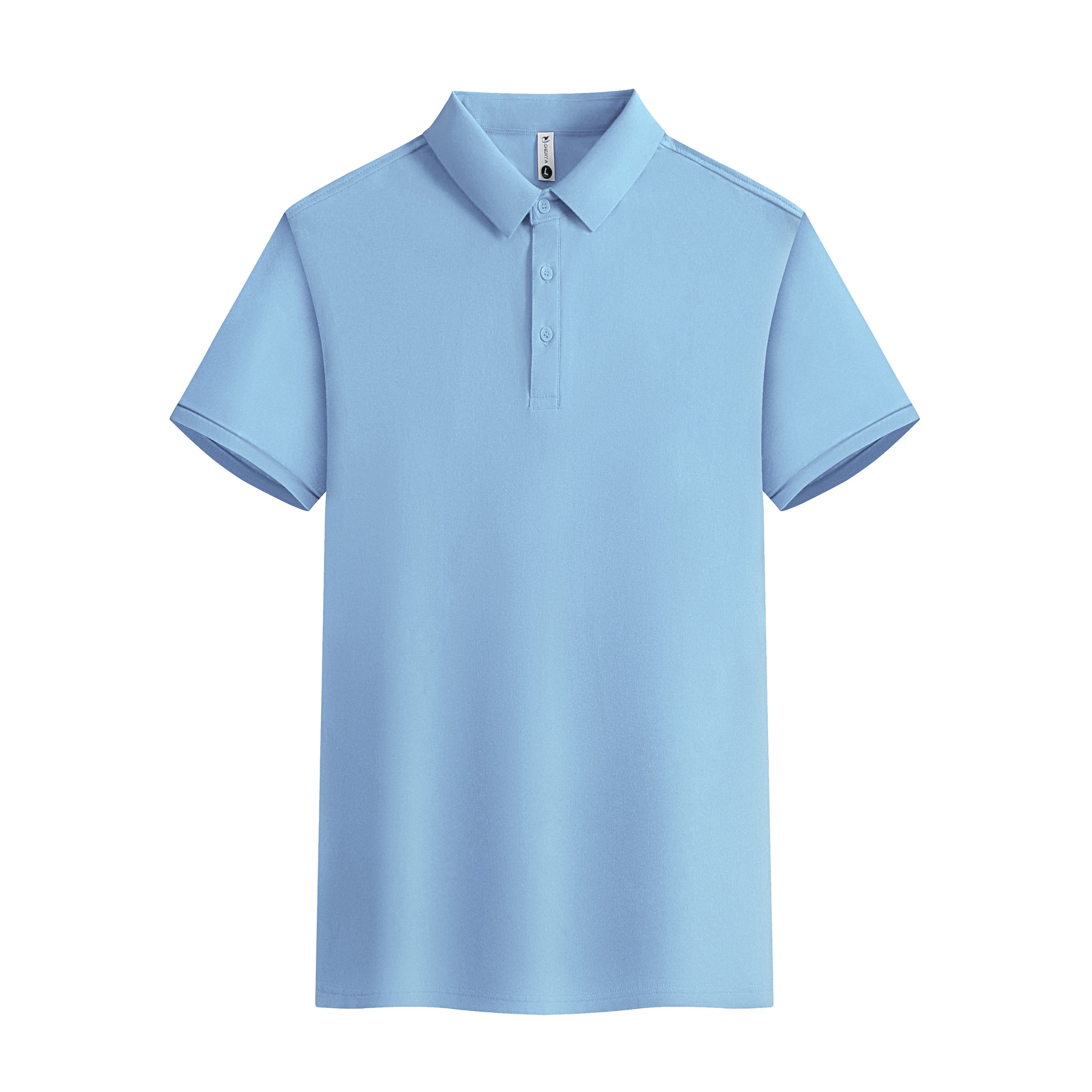 Wholesale Men's Polo Shirts 100% Cotton T-Shirt Custom Logo Plus Size Plain Private Label Printed Blank Polo Shirt