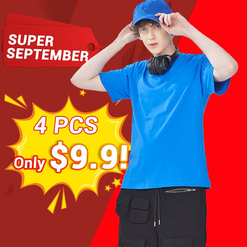 men's t-shirts summer breathable cotton wholesale heavyweight basic short-sleeved guangzhou formal regular fit crew multipack